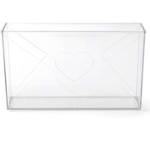 Target Clear Acrylic Heart Envelope Vase